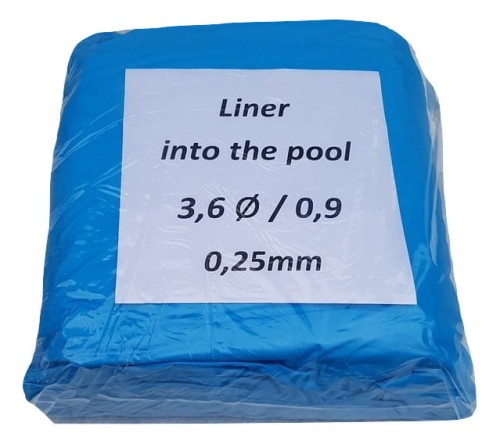 Przejdź do produktu Wkład 3,6 x 0,9 folia basenowa Okrąg Niebieska